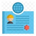 International Driving License Driving License International License Icon