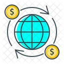 International Finance Global Money Currency Icon