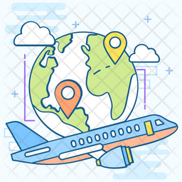 International Flight Icon