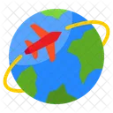 International Flight Global Flight World Tour Icon