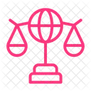 International Law Justice Scale Judiciary Symbol Icon