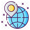 International Location Global Location Globe Icon