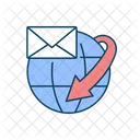 International mail shipping service  Icon