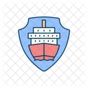 International marine shipping vessel protection  Icon