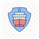 International marine shipping vessel protection  Icon