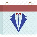 International Mens Day New Year Holiday Icon