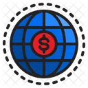 Global Location Money Icon