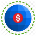 Global Location Money Icon