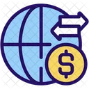 International money transfer  Icon