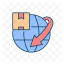 International order delivery professional service  Icon