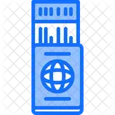 국제 여권  아이콘
