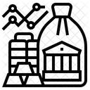 Internationalreserves Foreignexchangereserves Financial Financialstability Bank Icon
