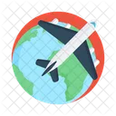 International Travel Global Travel Word Tour Icon