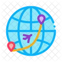 International Travelling  Icon