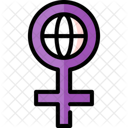 international women day icon of colored outline style available in svg png eps ai icon fonts iconscout