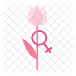 International Women's Day Rose  Icon