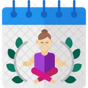 International Yoga Day V Icon