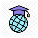 Internationale Bildung International Global Symbol