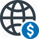 Internationale Wahrung Devisen Globales Geld Icon