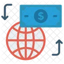 Dollar Bargeld Welt Icon