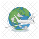 Internationaler Flug Flug Flugzeug Symbol