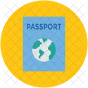 International Reisepass Visum Symbol