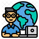 Internationaler Reporter  Symbol