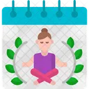 Internationaler Yoga-Tag  Symbol