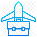 Flugzeug Tasche Reisen Icon