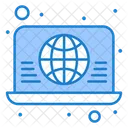 Internationales Netzwerk Globales Internet Globales Netzwerk Symbol