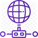 Internet Globe Network Icon