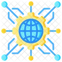 Internet Technology Connection Icon