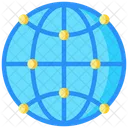 Internet Globe Connections Icon