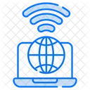 Internet Red En Linea Icono