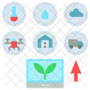 Internet Farming Information Icon