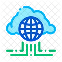 Global Internet Cloud Icon