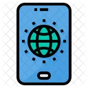 Global Smartphone World Icon