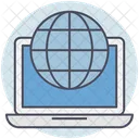Business World Laptop Icon
