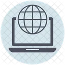 Business World Laptop Icon