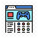 Internet Gaming Color Icon
