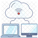 온라인 네트워크 사물 인터넷 네트워킹 장치 아이콘