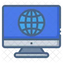 Internet Monitor Screen Icon