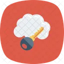 Internet Key Cloud Icon