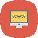 Internet Monitor Online Icon