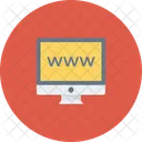 Internet Monitor Online Icon