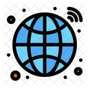 Internet Globe Hub Icon