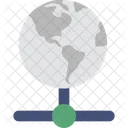 Internet Server Globe Icon