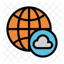 Cloud Global World Icon