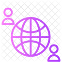 Internet Earth Grid World Grid Icon