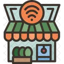 Internet Caf Computer Icon